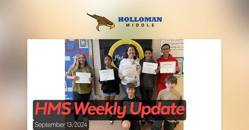 HMS Weekly Update