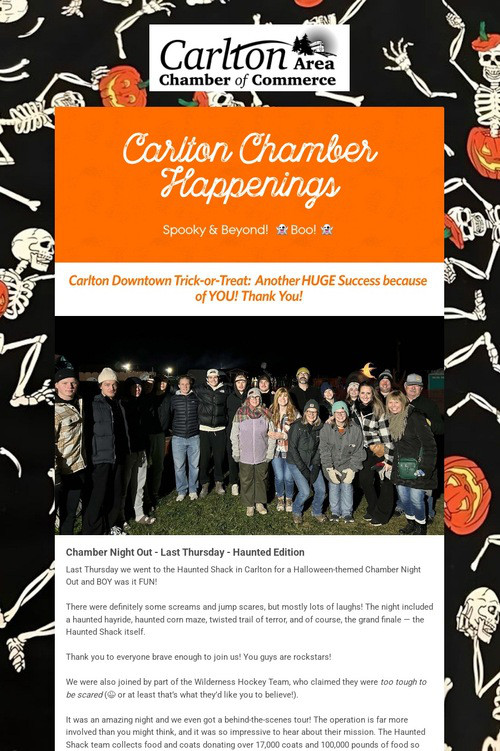 Carlton Chamber Happenings