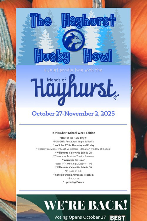 The Hayhurst Husky Howl