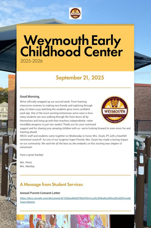 Weymouth Early Childhood Center