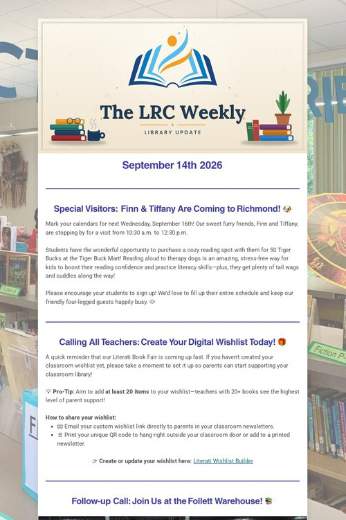 LRC Weekly Update