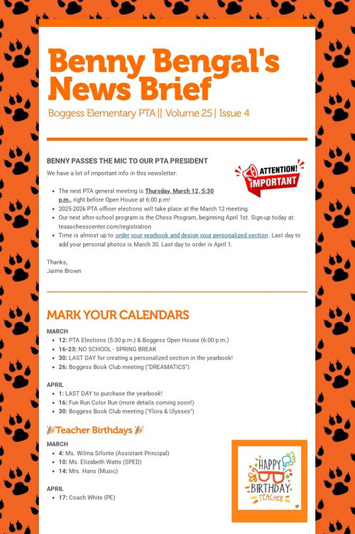 Benny Bengal's News Brief