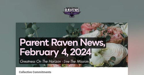 Parent Raven News, February 4, 2024