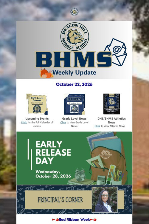 BHMS Weekly Update