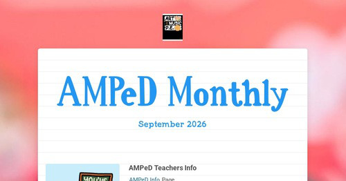 AMPeD Monthly