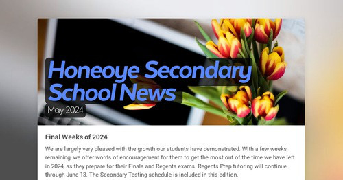 Honeoye Secondary School News