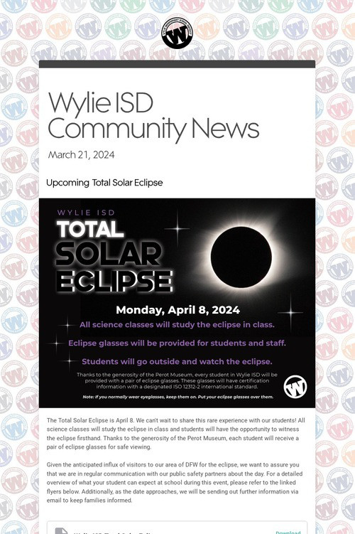Wylie ISD Community News
