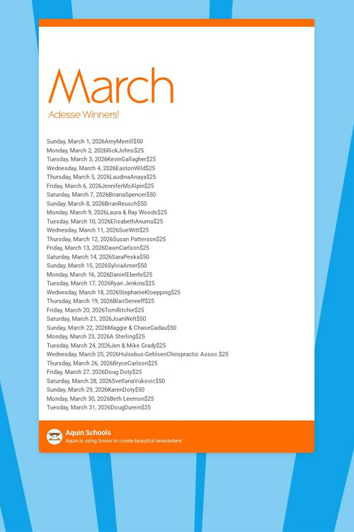 March