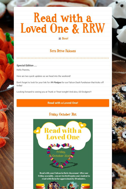 Read with a Loved One & RRW