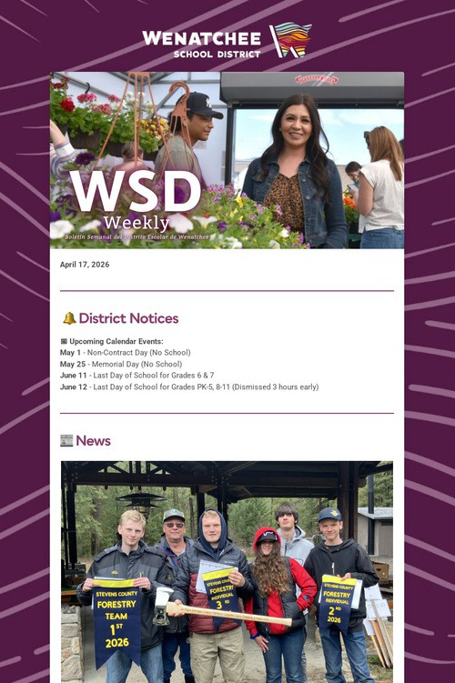 WSD Weekly