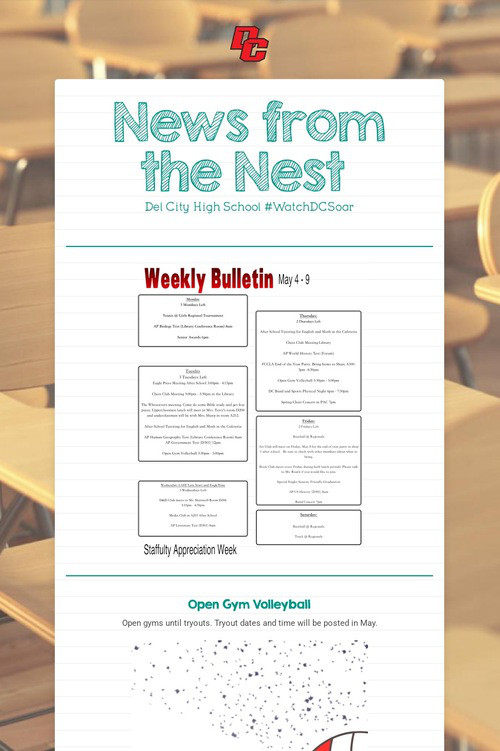 News from the Nest