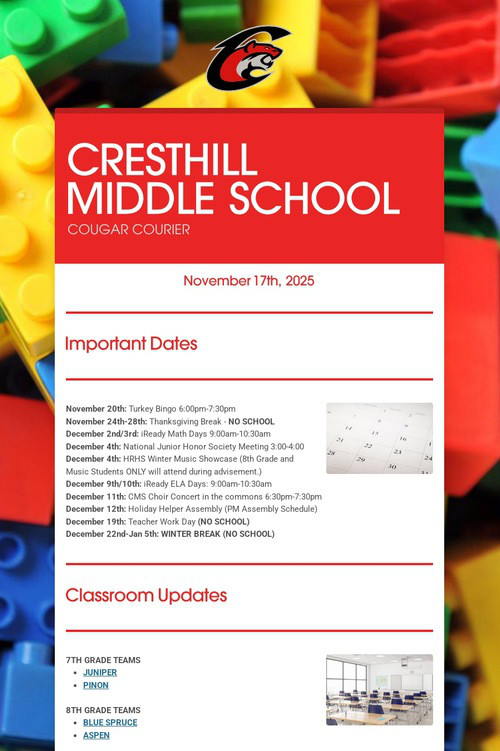 CRESTHILL MIDDLE SCHOOL