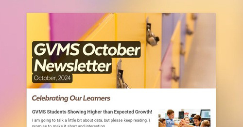 GVMS October Newsletter