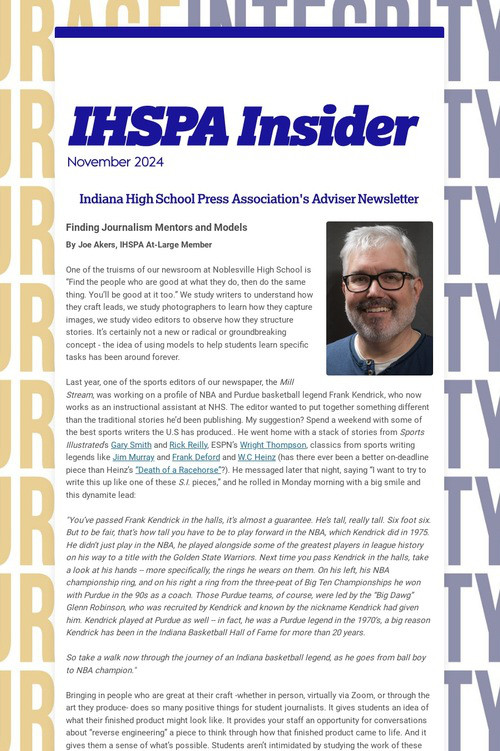 IHSPA Insider