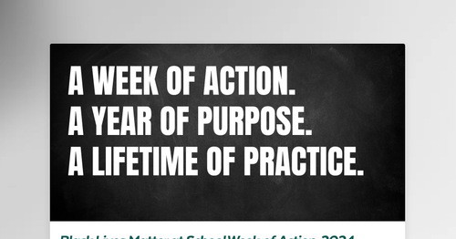 BLM at School week of action