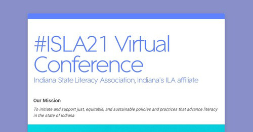 #ISLA21 Virtual Conference