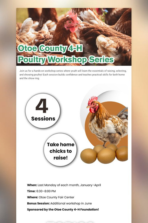 Poultry Workshop Series