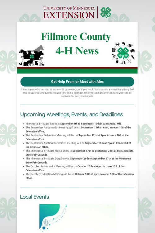 Fillmore County 4-H News