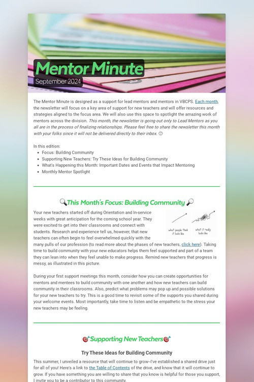Mentor Minute