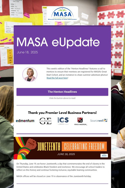 MASA eUpdate