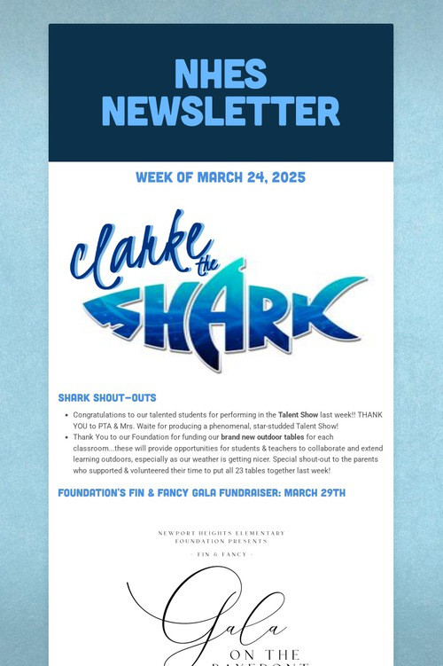 NHES Newsletter
