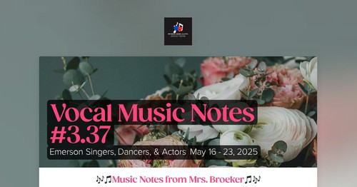 Vocal Music Notes #3.37