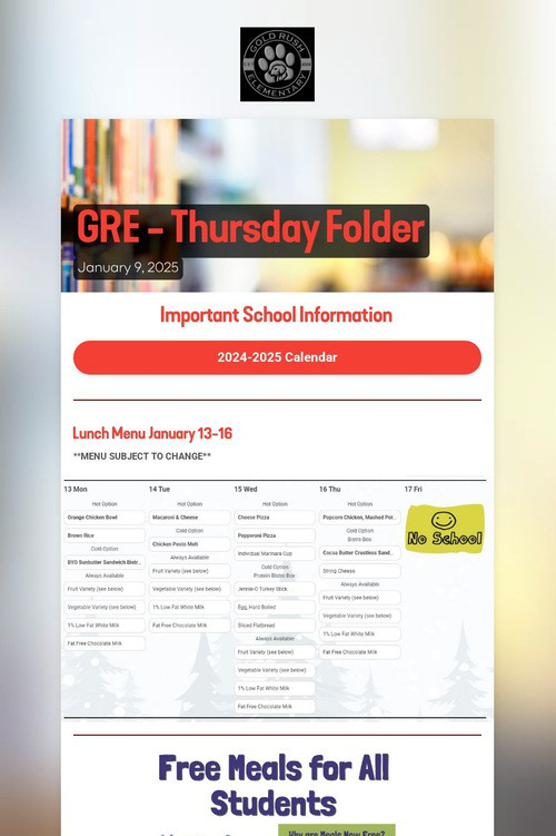 GRE - Thursday Folder