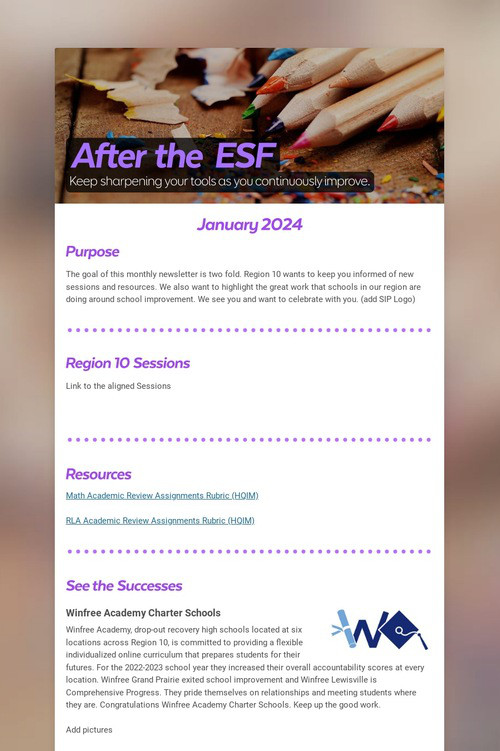 After  the  ESF
