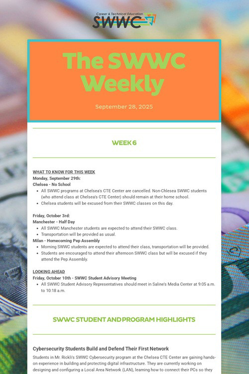The SWWC Weekly