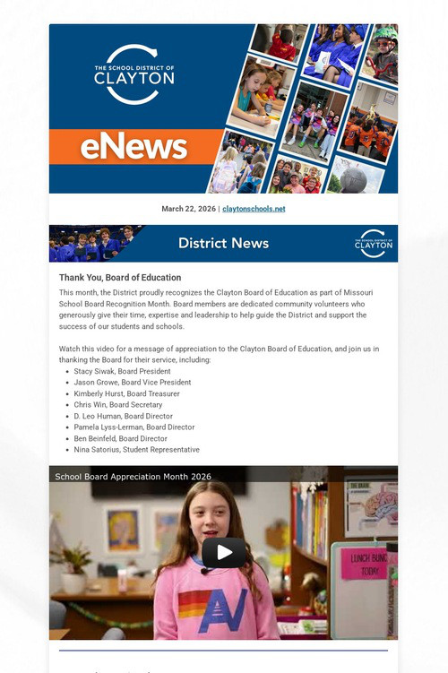 eNews March 22, 2026