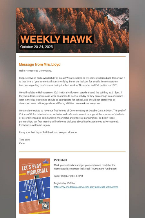 WEEKLY HAWK