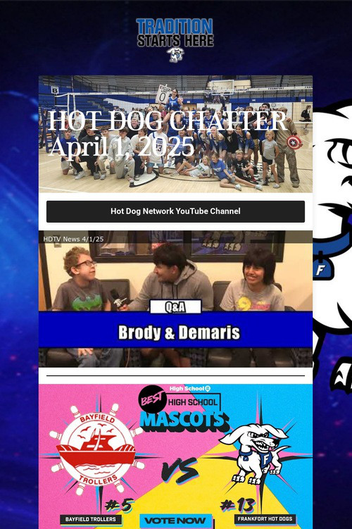 HOT DOG CHATTER April 1, 2025