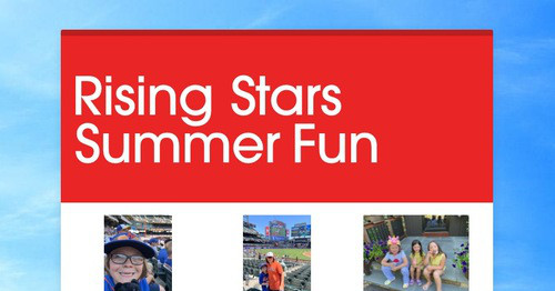Rising Stars Summer Fun