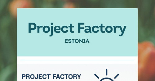 Project Factory