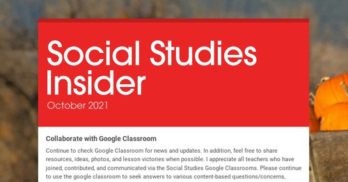 Social Studies Insider