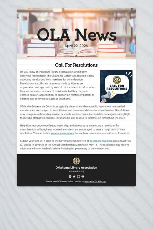 OLA News