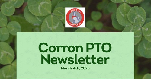 Corron PTO Newsletter