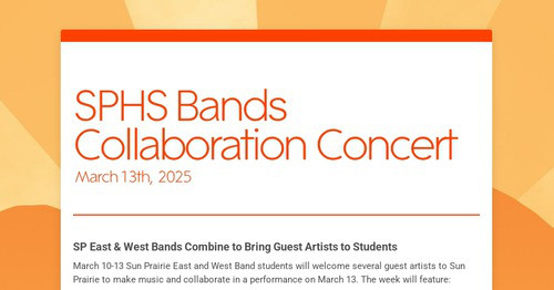 SPHS Bands Collaboration Concert