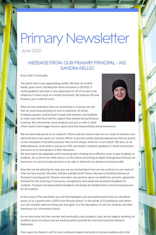 Primary Newsletter