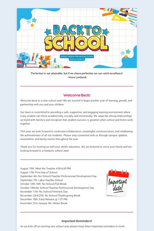 Bobcat Bulletin