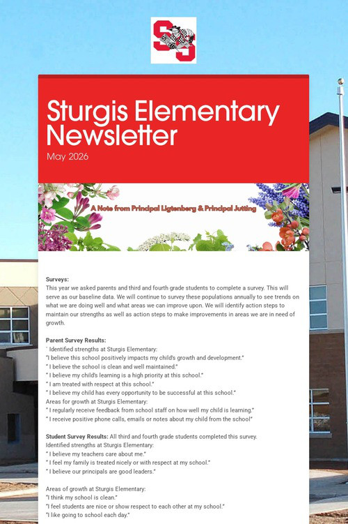 Sturgis Elementary Newsletter