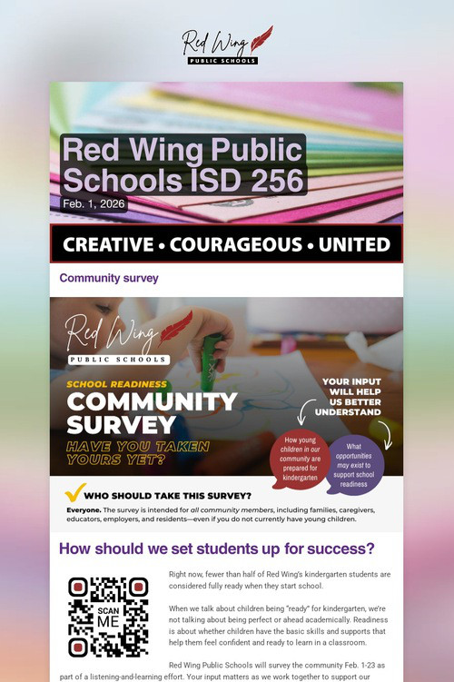 Red Wing Public Schools ISD 256