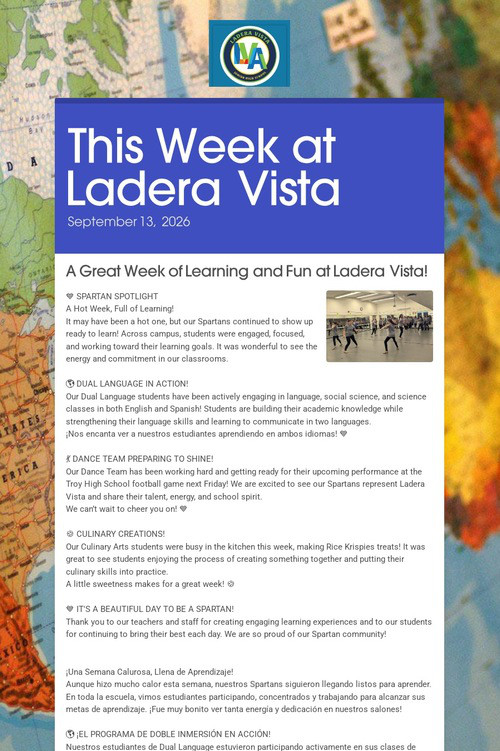 This Week at Ladera Vista