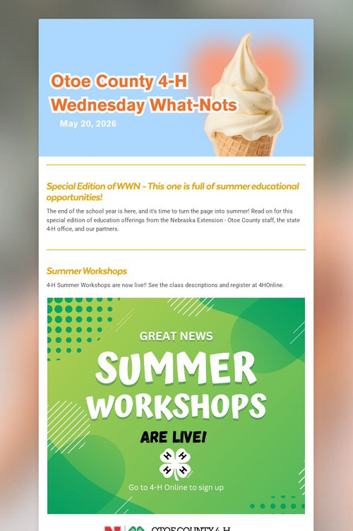 Wednesday What-Nots 5/20