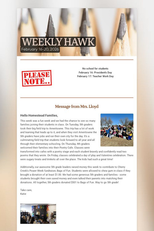 WEEKLY HAWK
