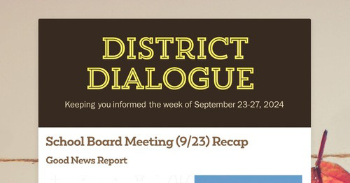 District Dialogue