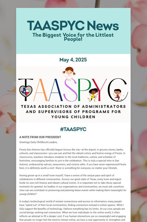 TAASPYC News