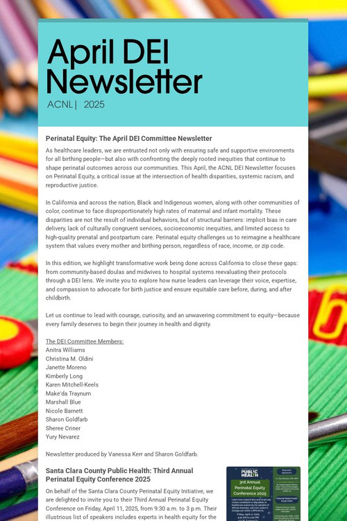 April DEI Newsletter