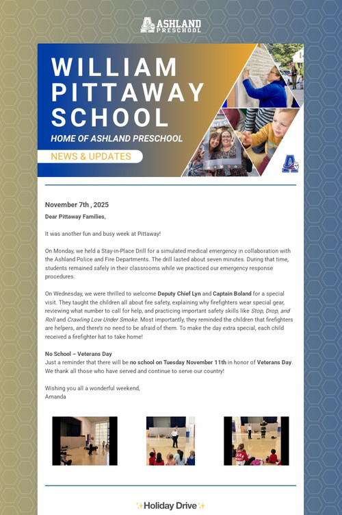 Ashland Preschool Update