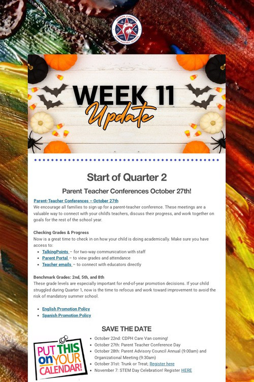 Week 11 Updates
